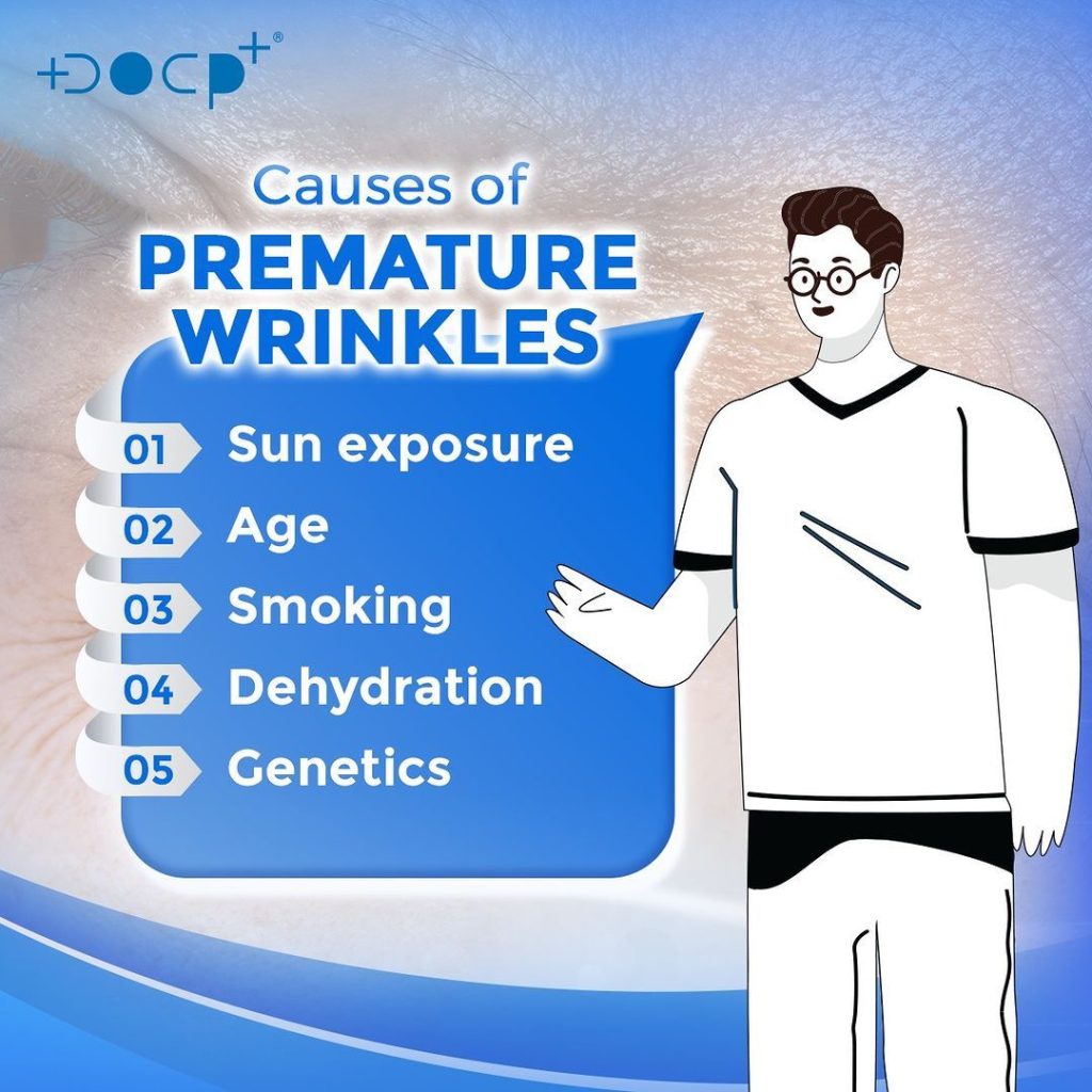 Premature wrinkles Dr Kenneth Lee